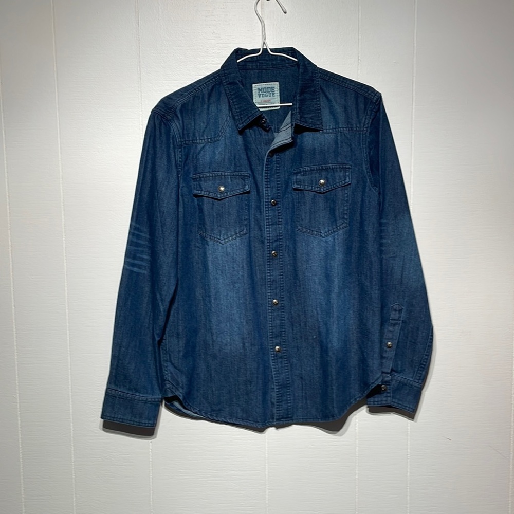 Small Denim Button Up